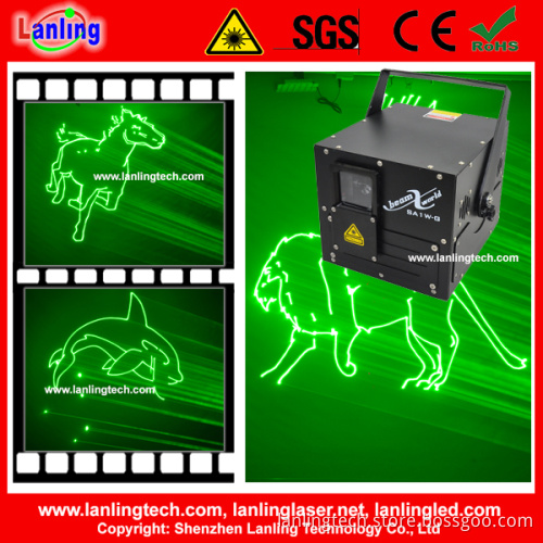 SD Card DMX Animation Green Laser Ilda Stage Party Light